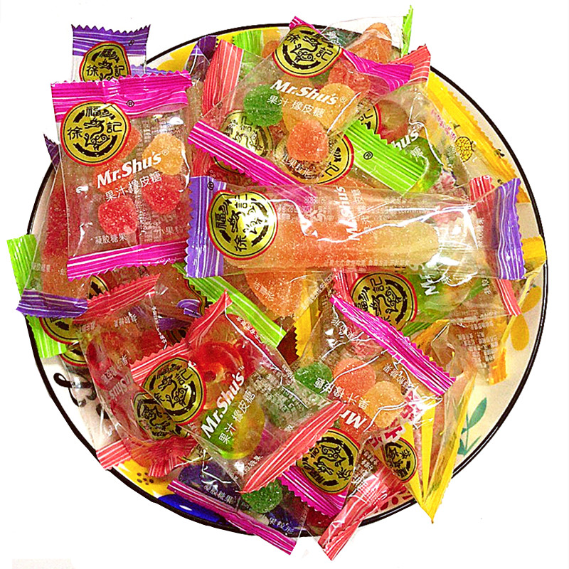 婚庆批发 5斤_徐福记橡皮糖5斤包邮果汁软糖婚庆喜糖混合口味糖果散装