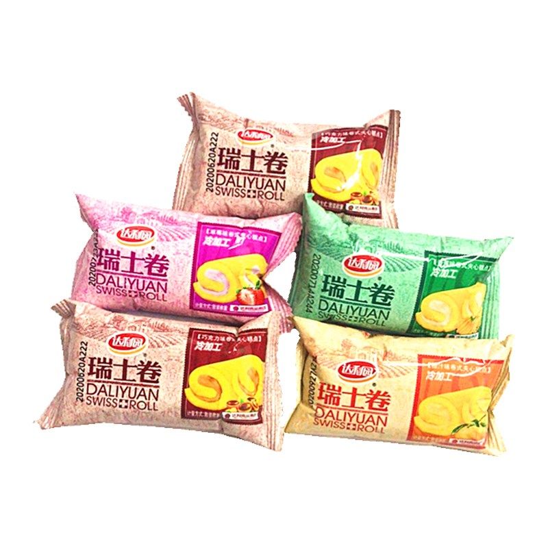 特价抹茶瑞士卷_达利园瑞士卷蛋糕早餐食品零食面包抹茶味香蕉味草莓