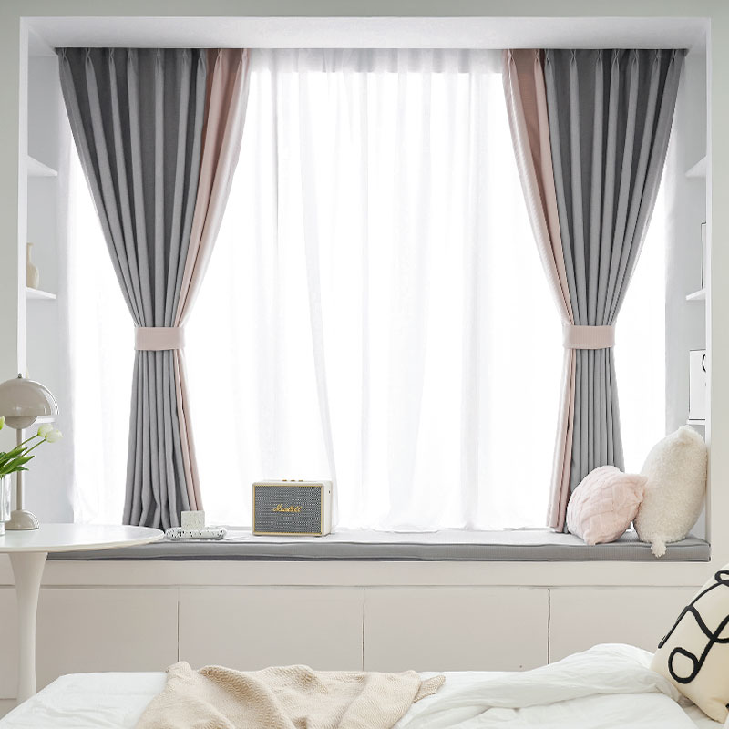 榻榻米窗帘卧室短