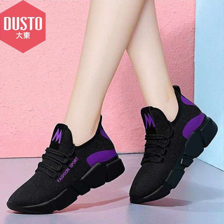 大东新款女鞋子春季休闲鞋韩版女运动鞋学生跑步潮鞋加厚底女生鞋