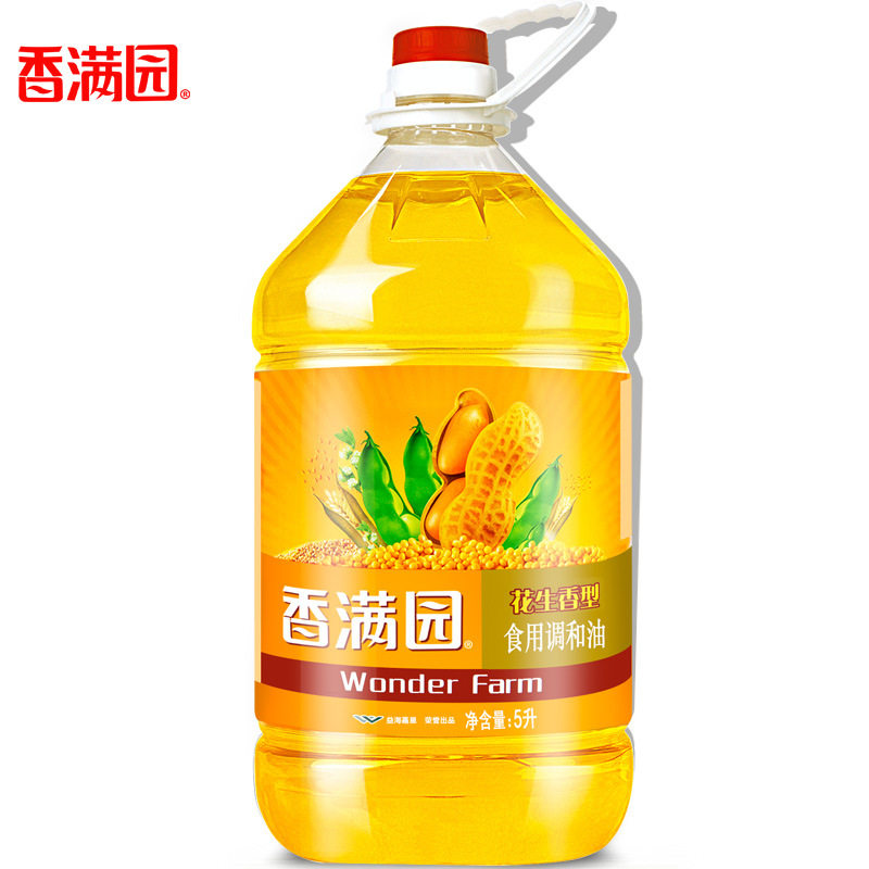 香满园花生香型食用调和油5l菜仔油菜油桶 推荐理由 香满园花生香型