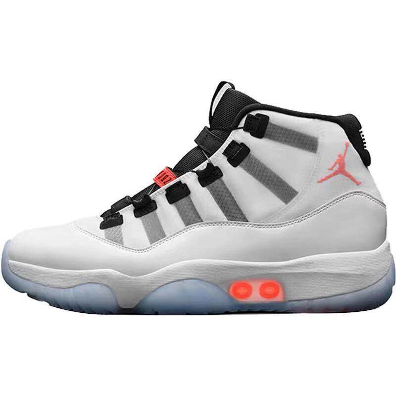 现货 烽火air jordan 11 aj11黑白红无线充电自动系带 dd3522-100
