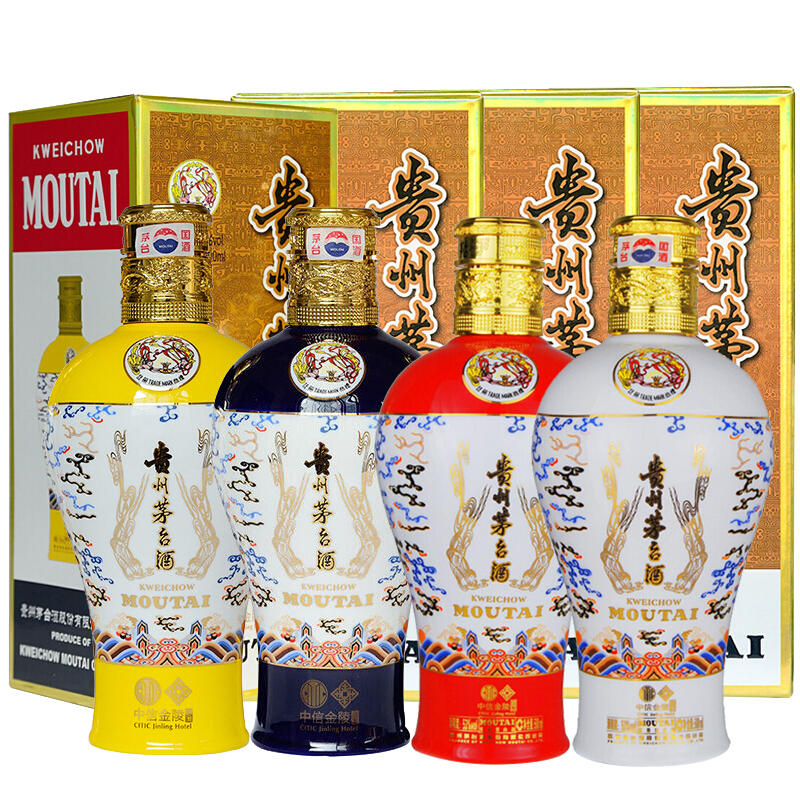 62.茅台酒 2017年 53度(中信金陵) 500ml 4瓶 拍卖