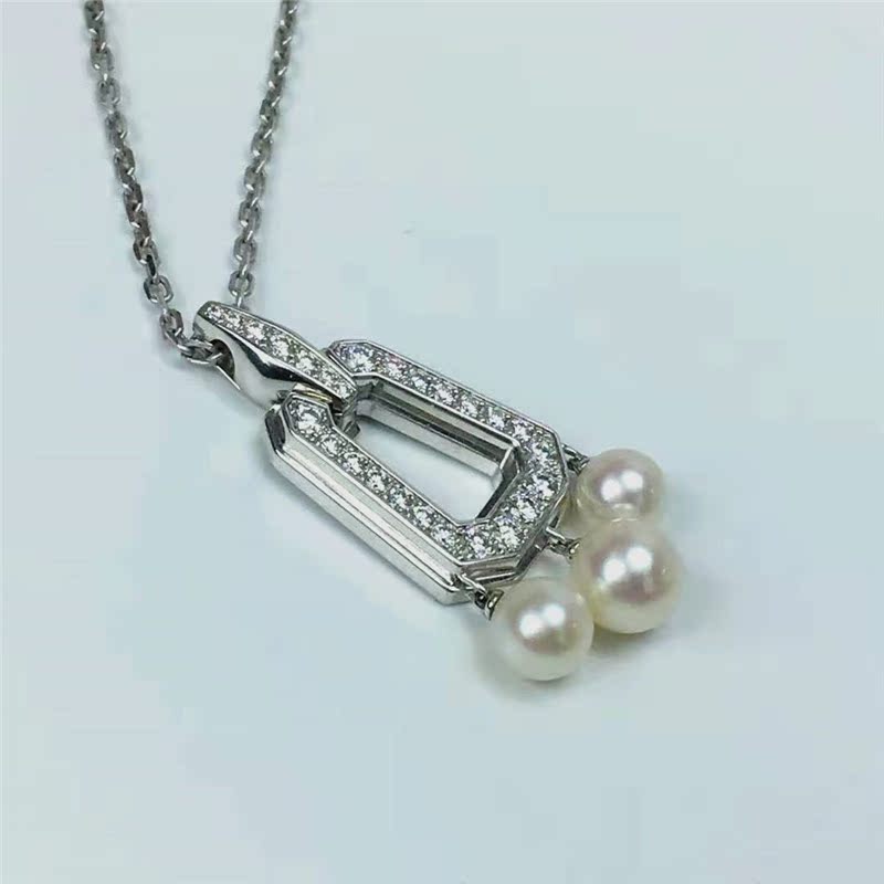Cartier Cartier Platinum Diamonds and pearls Necklace High-end modelsin the Leisure fish products, ornaments/Fashion Jewelry/Fashion Jewelry, Necklace category - from Buy2taobao.com to provide professional Taobao agent buy service