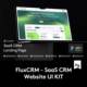 60+屏响应式双配色SaaS CRM管理系统网站WEB UI界面设计Figma模板
