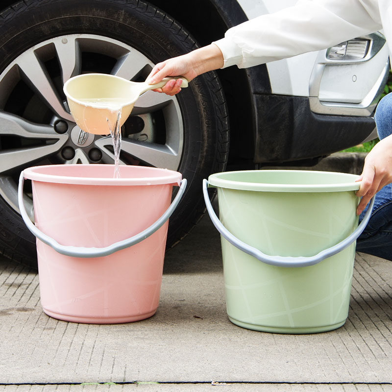 家用手提水桶 加厚洗衣桶洗澡桶塑料宿舍提水桶洗车拖把桶储水桶