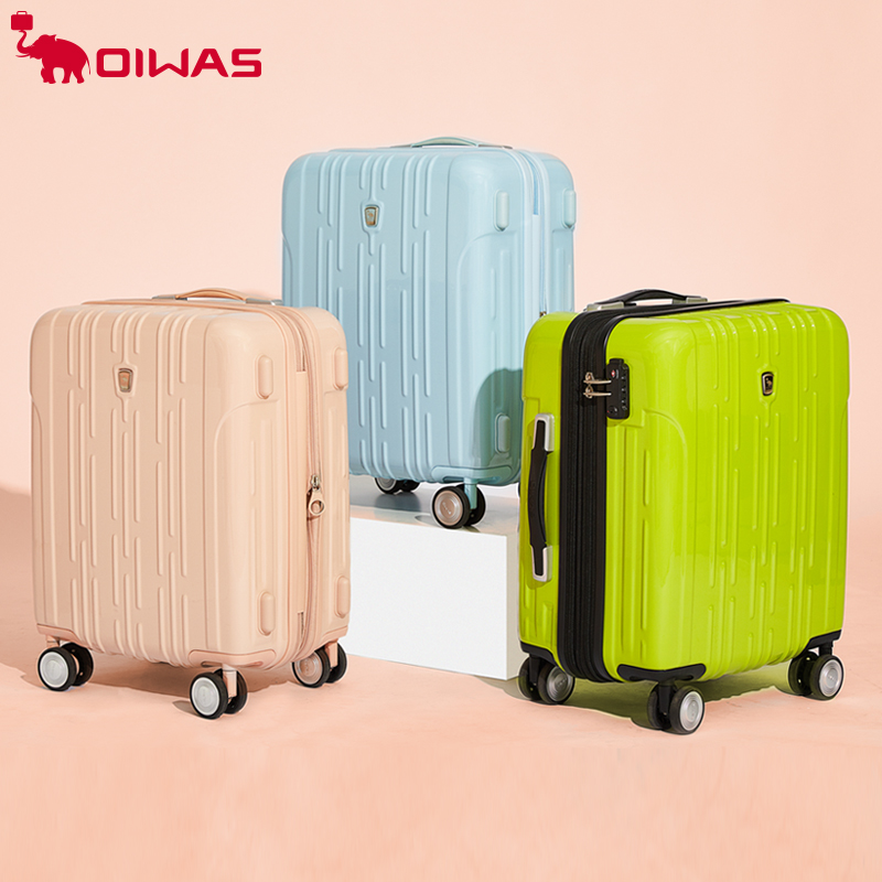 一折万向轮拉杆箱 爱华仕_爱华仕拉杆箱万向轮20寸女网红ins旅行箱男