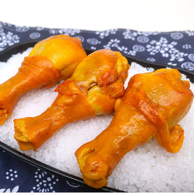 盐焗鸡腿开袋即食大鸡腿整箱休闲零食小吃整箱真空肉类熟食盐局卤