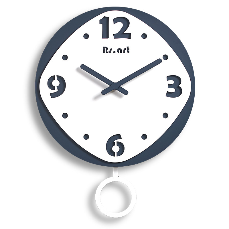 北欧艺术挂钟客厅钟表家用个性创意时尚卧室静音时钟挂墙现代简约