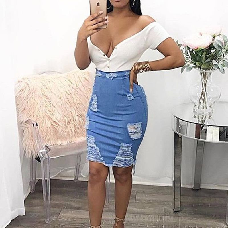 summer ladies denim dress women Jeans skirt Girl clothes2018在类目 女装/女士精品, 半身裙中 - 来自Buy2taobao.com提供专业的淘宝代购服务