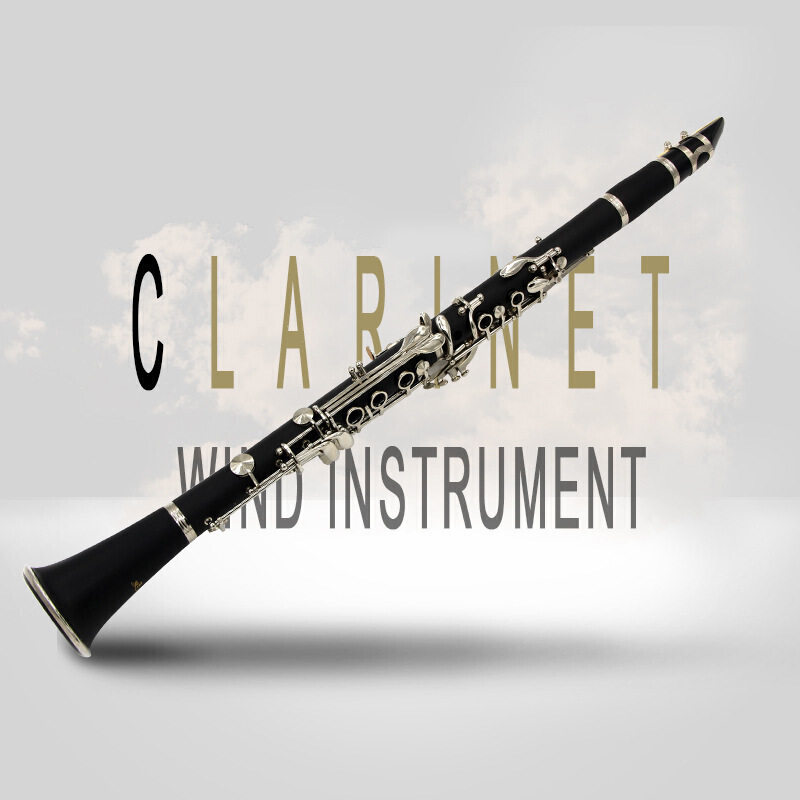 专业旗舰店黑管乐器单簧管初学业余镀镍按键单簧管西洋高音管