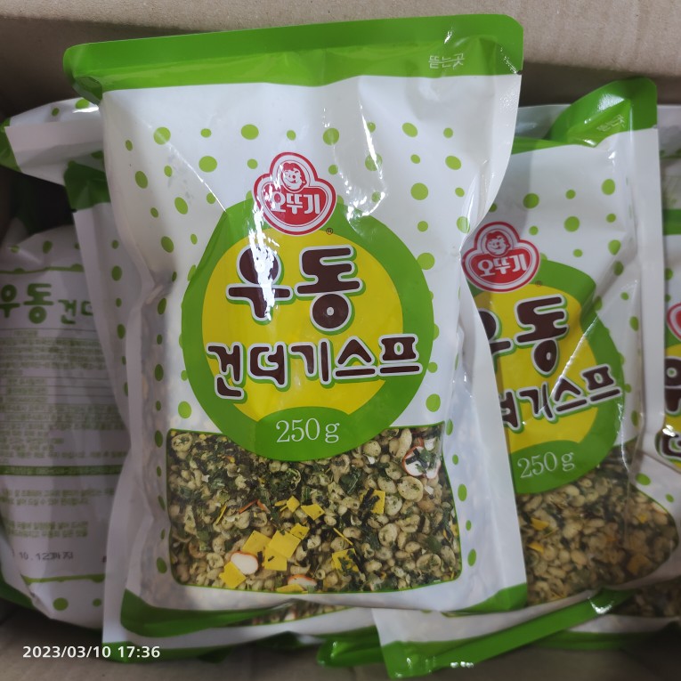 韩国进口不倒翁乌冬面调味料250g好吃拌面汤料鱼饼汤脱水蔬菜料包