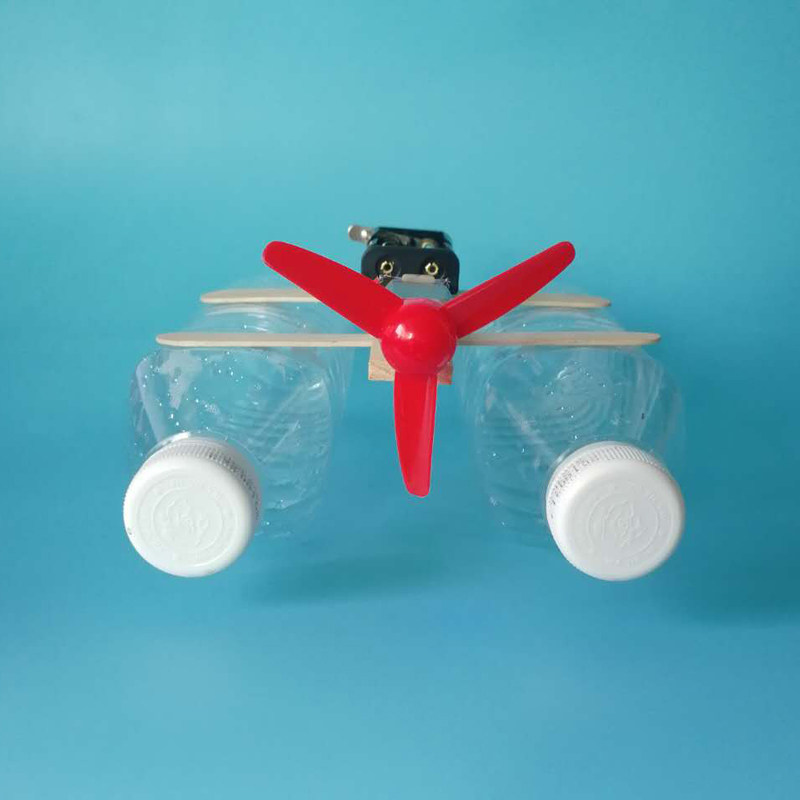 风力水上快艇 幼儿园学生科技小制作小发明创意实验玩具diy材料包