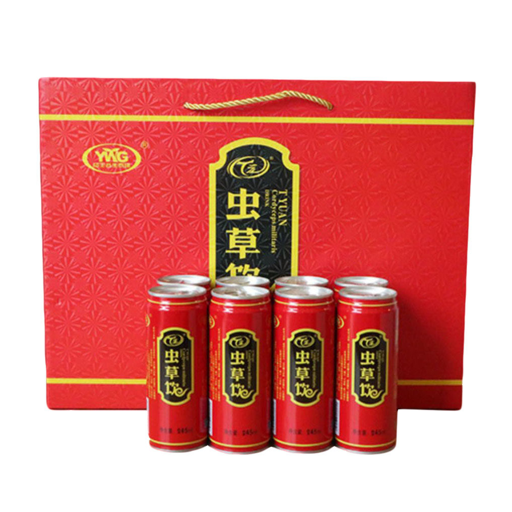 t元虫草饮解酒饮料酒伴侣245ml12罐夜店应酬增酒量防宿醉饮料包邮