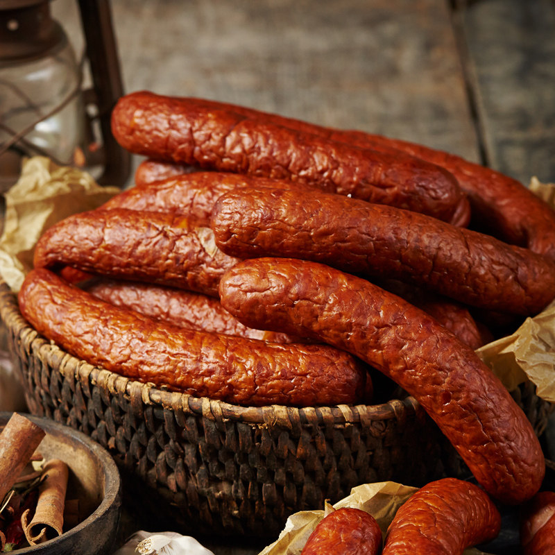 一手店 哈尔滨红肠1040g 蒜香味肉肠东北特产保鲜装 熟食下酒菜