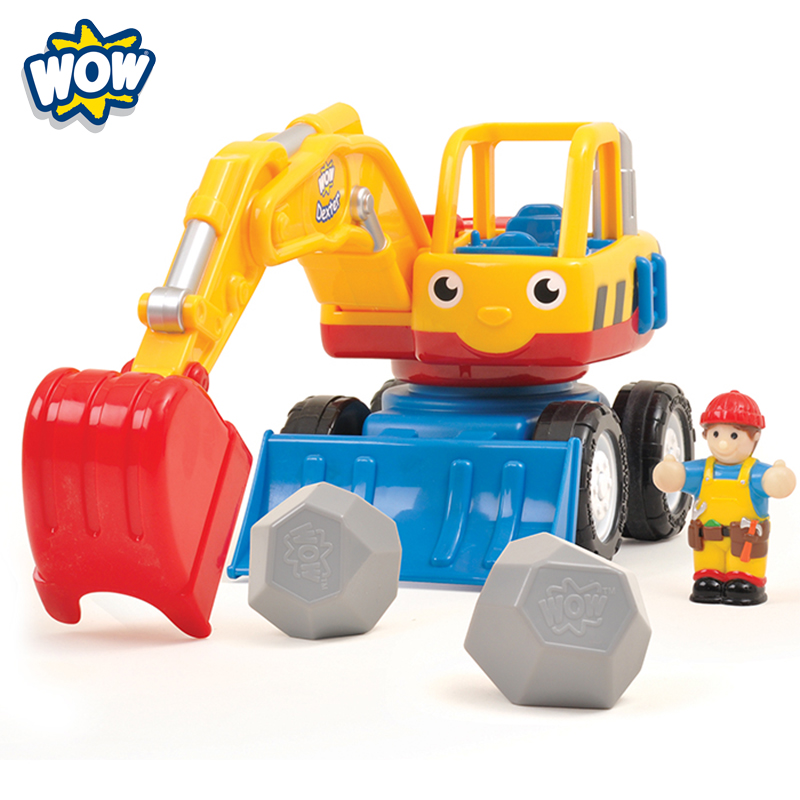 英国WOW惊奇儿童回力玩具车情景角色扮演城市救护工程赛车1-5岁