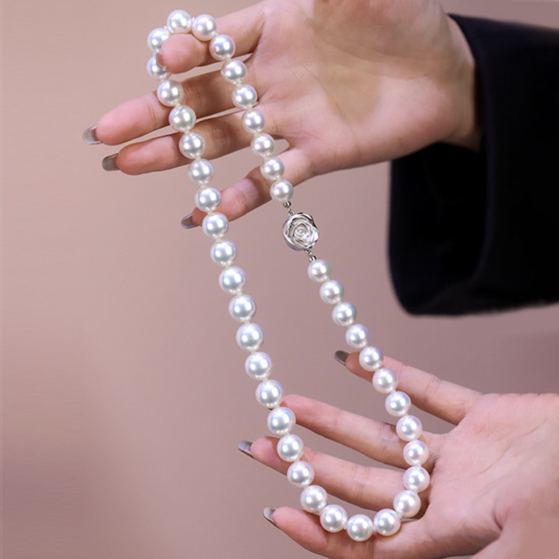 夏河甄选 天然海水珍珠项链 澳白珍珠项链 月神索菲亚