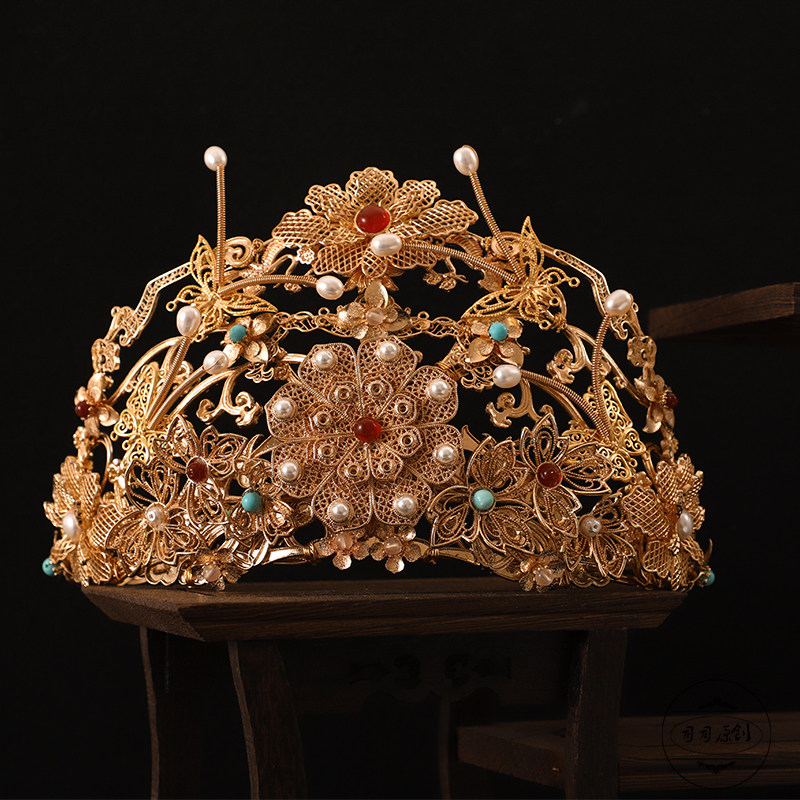 原创古风汉服发冠新品大发冠进店咨询客服或点击详情新品链接到达