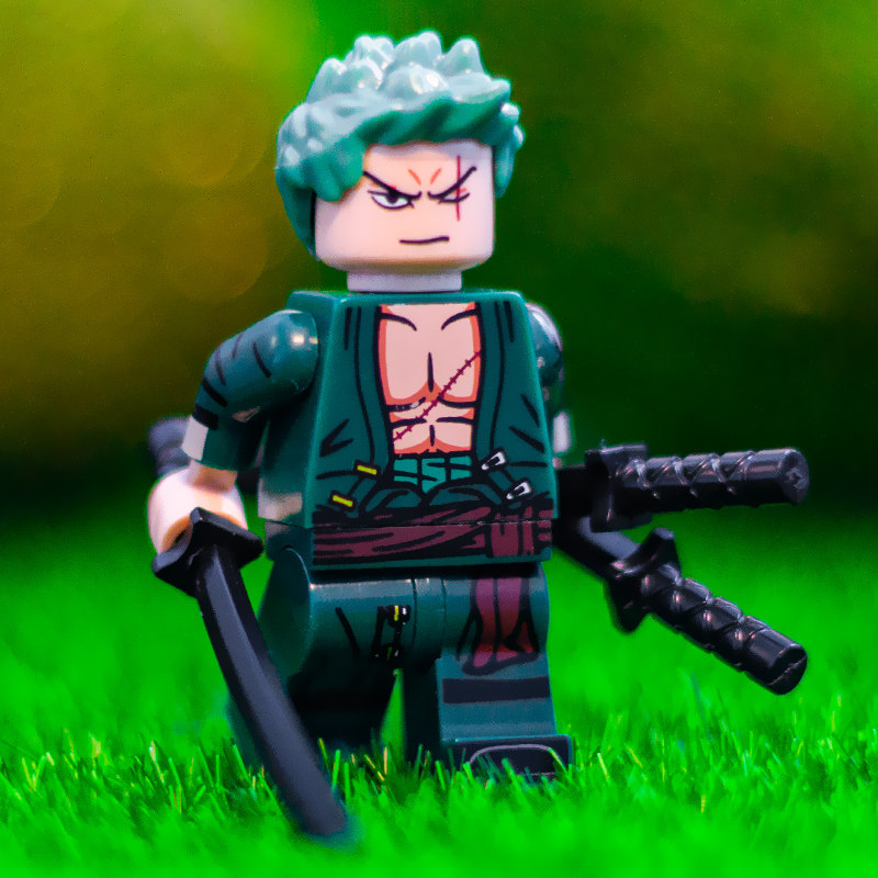 罗罗诺亚索隆海贼猎人第三方稀有人仔积木三刀流剑豪玩具兼容乐高