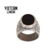 潮牌现货VIXTORM纯银戒指 情侣款925银镶嵌石饰品指环 复古风个性