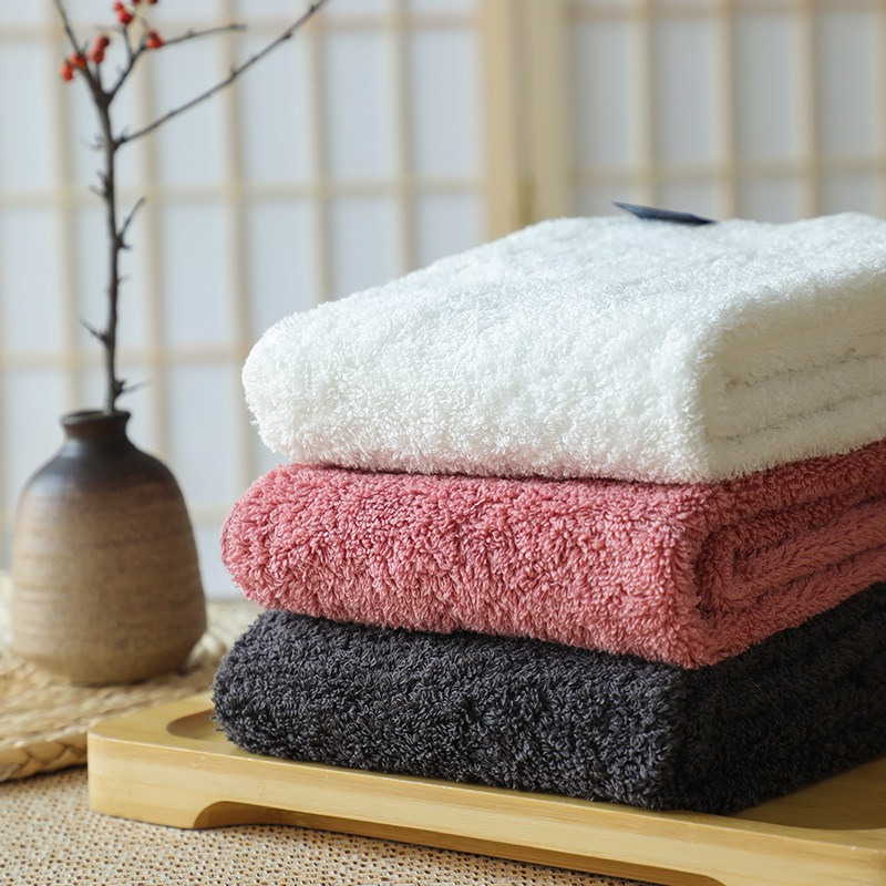 进口airkaol浅野毛巾浴巾日本制含银线浴巾柔软男女吸水60120cm