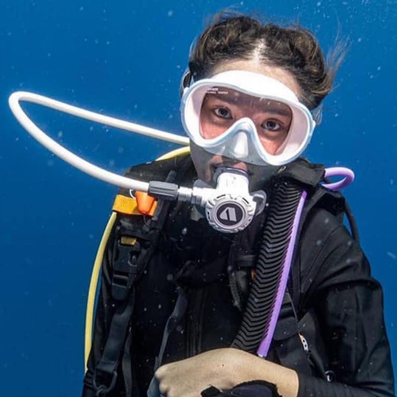 新款日本产Gull COCO水肺面镜自由潜水浮潜面罩小容积深潜潜镜
