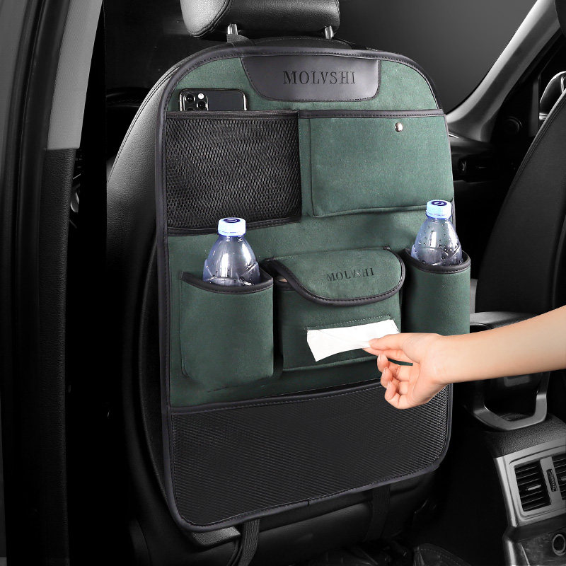 吉普自由侠专用汽车座椅后背收纳袋挂袋车载后排储物餐桌置物架