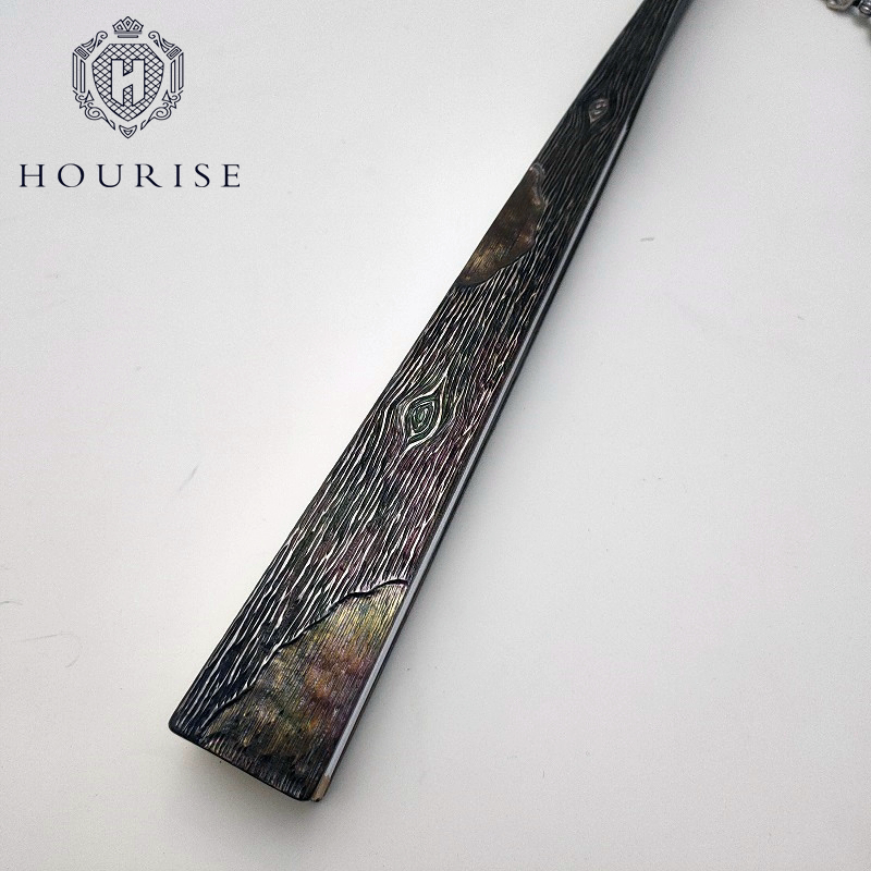 不锈钢太极扇武术防身折扇冷兵器金属铁扇双面扇面图接受私人订制