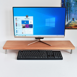 实木电脑显示器增高架液晶电视增高架子办公室桌面键盘收纳置物架