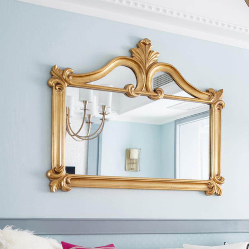 欧式梳妆镜子化妆镜餐厅壁挂卧室镜艺