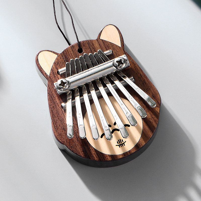 鲁儒迷你拇指琴卡林巴琴8音龙猫手拨琴kalimba拇指钢琴女生小乐器