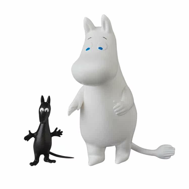 日本正版肥肥一族河马姆明moomin公仔装饰家居摆件手办
