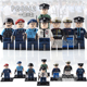兼容乐高军事系列香港警察飞虎队澳门警司拼装积木人仔儿童玩具