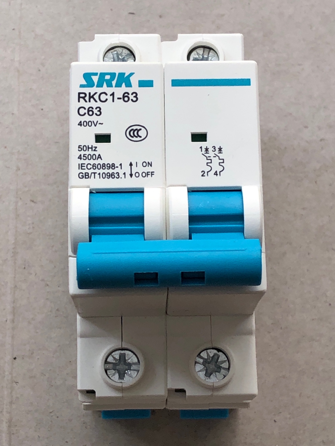 SRK-RKC1-63 小型微型2P断路器63A使用场景与电力工程师沟通mj2n2