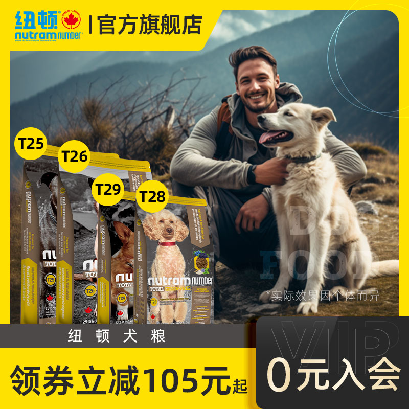 纽顿加拿大进口狗粮T28T29T25T26中小型大型犬粮