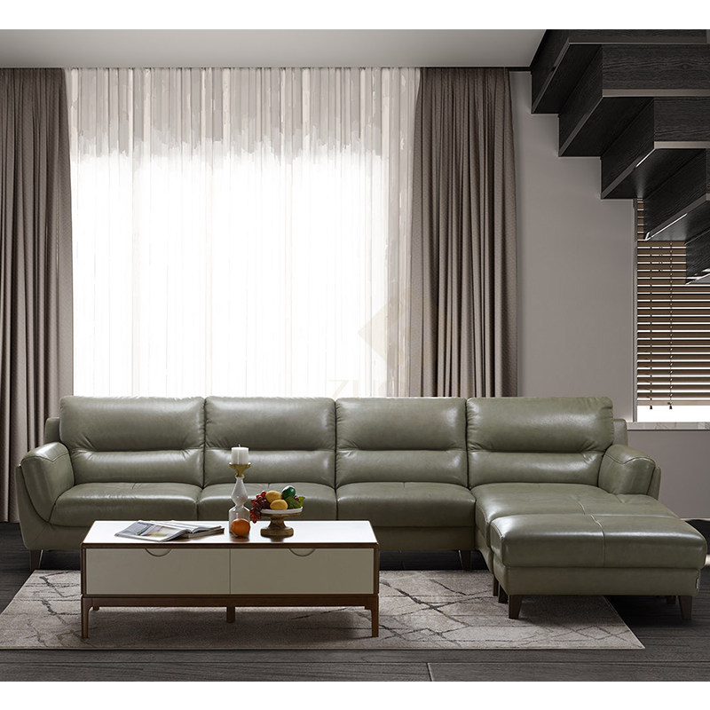 门店同款左右现代简约轻奢真皮沙发zy2324