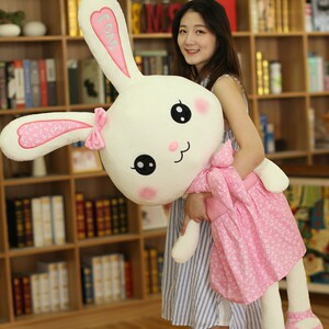 书包挂件公仔男生 新品小兔子毛绒玩具垂耳兔公仔装死兔兔韩国迷