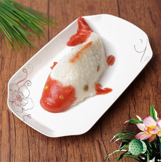 八宝鱼糯米饭 鱼形 年年有余 八宝鱼糯米饭 鱼形 年夜饭一盒400g