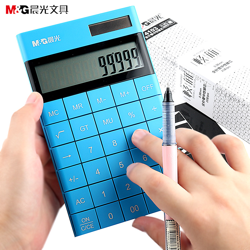 晨光计算器可爱糖果色时尚计算器财务办公平板多功能学生用便携计算器大按键太阳能款小清新|ruв категории электронный словарь/электрический бумажных книг/канцелярские принадлежности, калькулятор - от Buy2taobao.com для оказания профессиональной услуги покупки агента Taobao