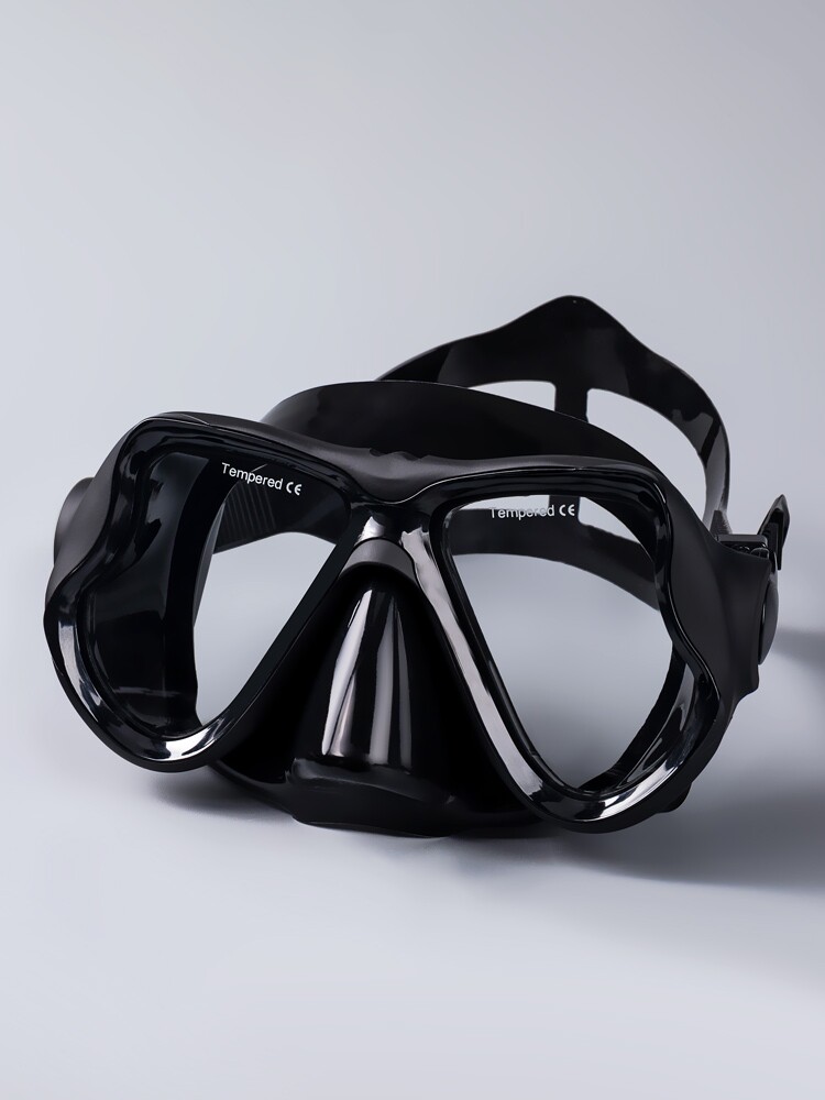 店-浮潜面镜高清自由潜水镜近视泳镜大框男女儿童游泳眼镜护鼻子防水