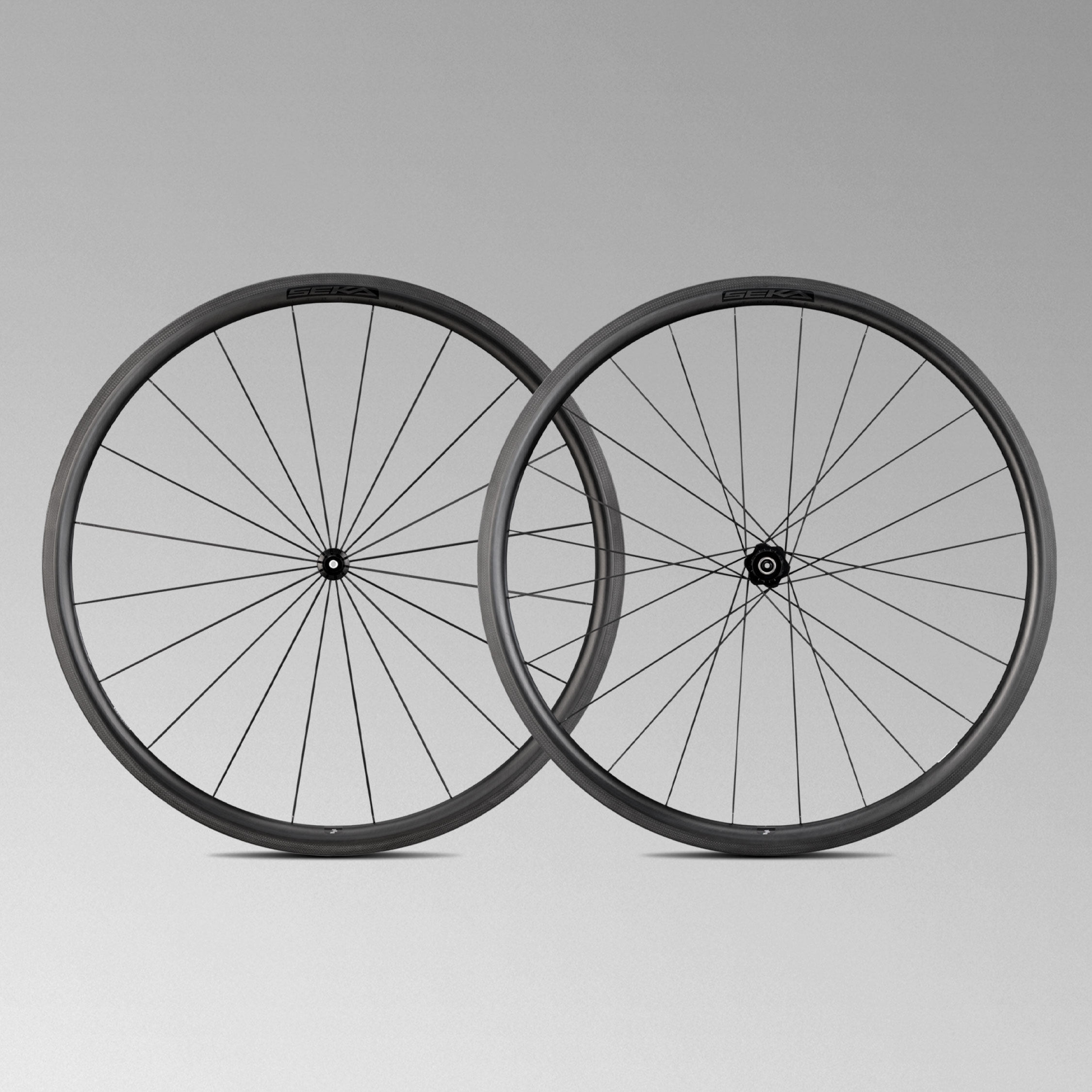 sekadeltarget3公路车碳纤维自行车轮组碳刀宽圈开口轮组真空