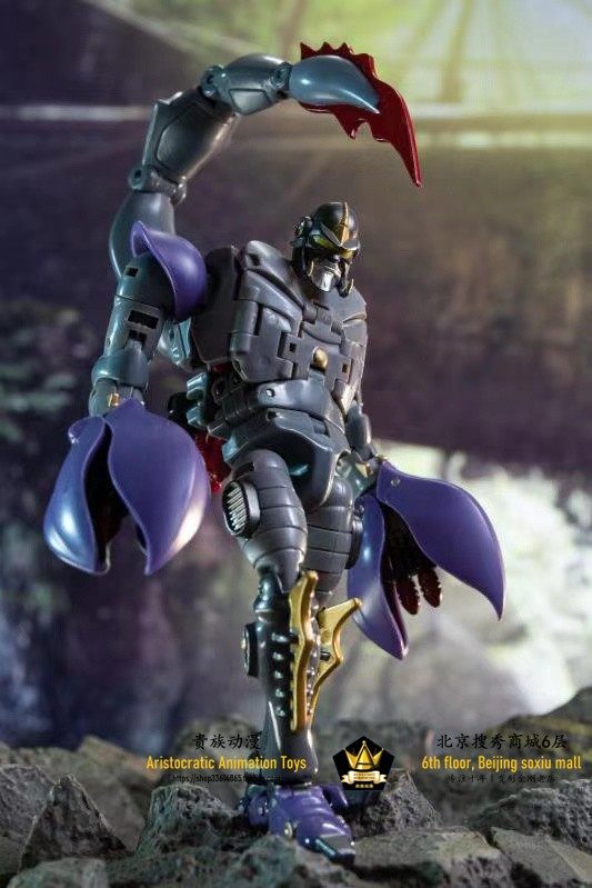 te mm03蝎子勇士 变形玩具mm-03 bw超能勇士 巨蝎金刚 猛兽侠模型