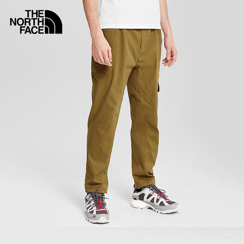 thenorthface北面男裤2021春季新款工装裤休闲裤直筒宽松长裤4u8u