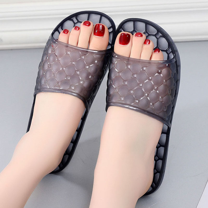 女式塑料凉鞋防滑透明