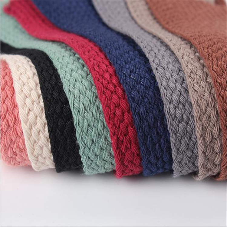 韩版新款 彩色丝带韩国双面棉线编织