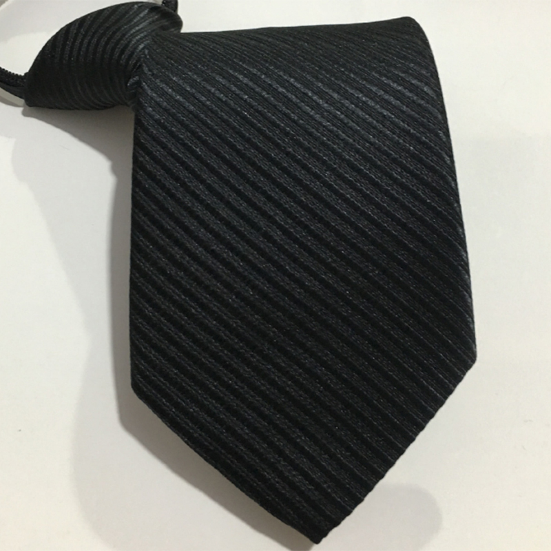 男士韩版商务结婚8c条纹拉链领带酒店银行商务批发领带