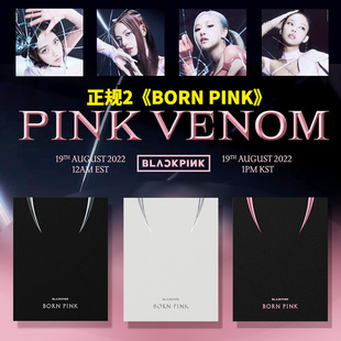 现货 BLACKPINK专辑 粉墨 正规二 BORN PINK CD官方小卡写真 周边