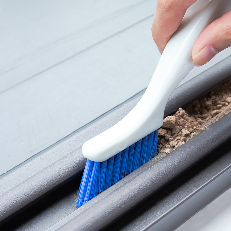 日本kokubo细缝清洁刷卫生间瓷砖缝隙刷窗户刷子两用刷硬毛清洁刷