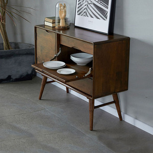 宜家宜木家居全实木餐边柜储物客厅斗柜小户型北欧式家具官网家私