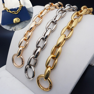 锌合金高档金属包带链条带女包提手装饰带适用于c/k编织包手提包
